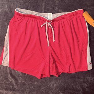 Champion Men's stylish red athletic shorts in size xl/ 34" waist  ~NWT~